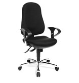 Topstar Topstar bureaustoel Support SY, zwart, basis uit chroom