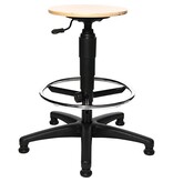 Topstar Topstar kruk Tec 60, met verchroomde voetring, met steldoppen, hout