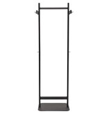 Maul MAUL kapstok salsa metaal, hoogte 172 cm, 8 kledinghaken en kledingstang, zwart RAL 9004