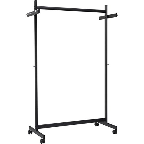 Maul MAUL kledingrek samba mobiel, ft 115 x 173 x 51 cm, max. 40 kg, met 8 haken, zwart RAL9004