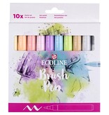 Talens Talens Ecoline Brush pen, 10 stuks in pastelkleuren [3st]