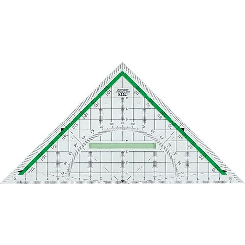 M+R M+R Green Line geodriehoek, 22 cm