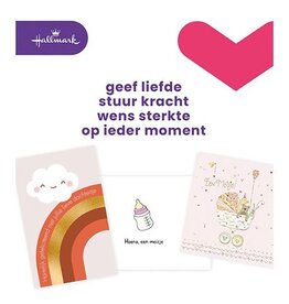 Hallmark Hallmark navulset wenskaarten, geboorte dochter, 6st.