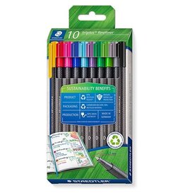Staedtler Triplus Fineliner Eco Ass 10X [1st]