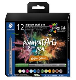 Staedtler Pigment Arts Brushp X12 Nature [1st]