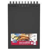 Oxford Oxford Traveler schetsboek, 225 g/m², ft A5, zwart [5st]