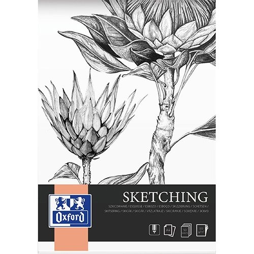 Oxford Oxford schetsblok, 120 g/m², ft A4, 50 vel