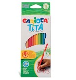 Carioca Carioca kleurpotlood Tita, 12 stuks in een kartonnen etui