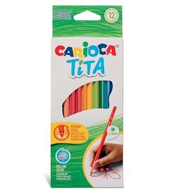 Carioca Carioca kleurpotlood Tita, 12 stuks in een kartonnen etui