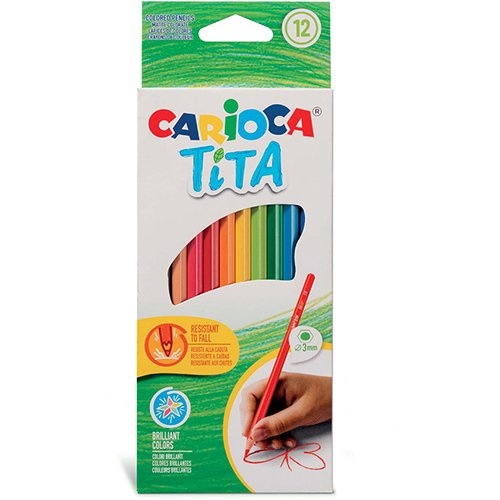 Carioca Carioca kleurpotlood Tita, 12 stuks in een kartonnen etui