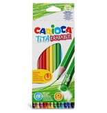 Carioca Carioca kleurpotlood met gum Tita, 12st.