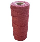 Merkloos Jute bindtouw van 75 m, rood