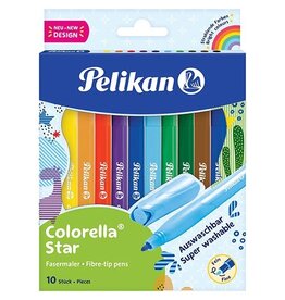 Pelikan Pelikan viltstift Colorella Star 10 stiften in kartonnen ophangdoosje
