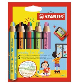 Stabilo Woody 3In1 Duo 5X +Slijp [1st]