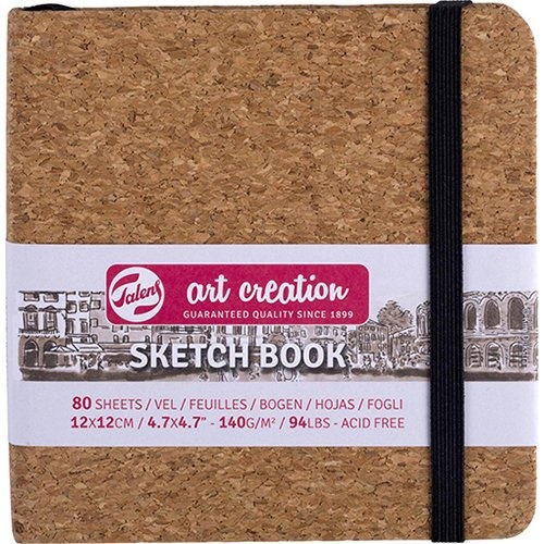 Talens Art Creation Talens Art Creation schetsboek, Kurk, 12 x 12 cm