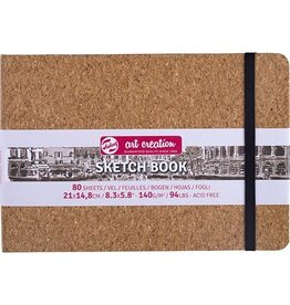 Talens Art Creation Talens Art Creation schetsboek Kurk, 140 g/m², ft A5, 80 vel