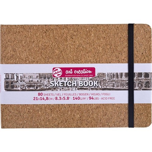 Talens Art Creation Talens Art Creation schetsboek, Kurk, 21 x 14,8 cm