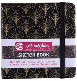 Talens Art Creation Talens Art Creation schetsboek Art Deco, 140 g/m², ft 12 x 12 cm, 80 vel