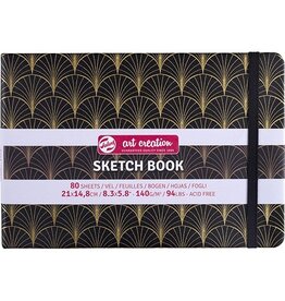 Talens Art Creation Talens Art Creation schetsboek Art Deco, 140 g/m², ft 21 x 14,8 cm, 80 vel