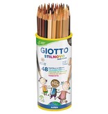 Giotto Giotto Stilnovo Skin Tones kleurpotloden, pot van 48 stuks