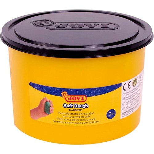 Jovi Jovi boetseerpasta Soft Dough 460 g zwart — levering per 5