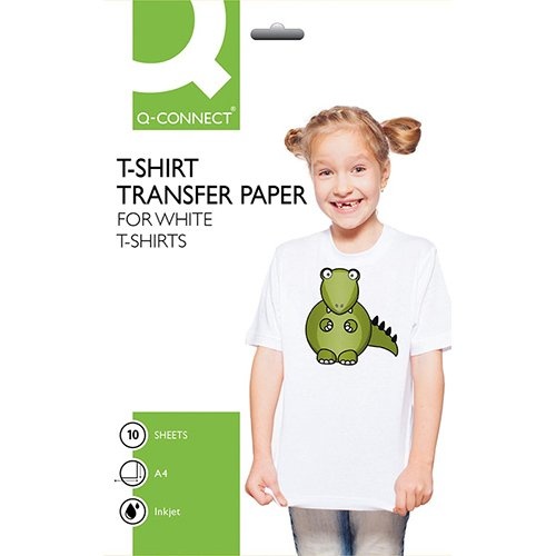 Q-CONNECT Q-CONNECT T-Shirt Transfer Paper, pak van 10 vel