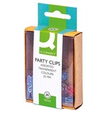 Q-CONNECT Q-CONNECT wasknijper, mini, 25 mm, doos van 20 stuks