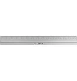 Q-CONNECT Q-CONNECT meetlat, aluminium, 30 cm, in ophangetui