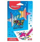 Maped Maped Color'Peps Glitter viltstift, etui van 10st., assorti