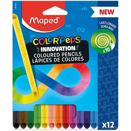 Maped Maped Color'Peps Infinity kleurpotlood, 12 potloden