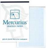 Mercurius Mercurius millimeterpapier, ft A3, blok van 50 vel