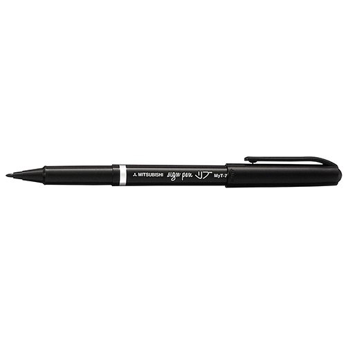 Uni-ball Uni-ball fineliner Sign Pen, 1mm, zwart