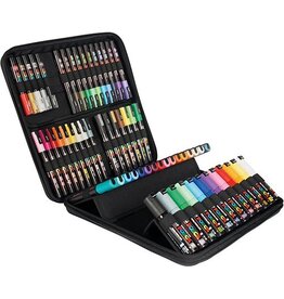 Posca Posca paintmarker in luxe koffer, 60 stuks, assorti