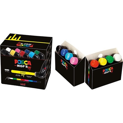 Posca Posca MOP'R paintmarker PCM-22, doos van 8 stuks, assorti