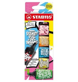 Stabilo STABILO BOSS MINI Snooze One markeerstift, etui van 6st.