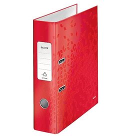 Leitz Leitz Ordner Wow rood, rug van 8,5 cm — levering per 10