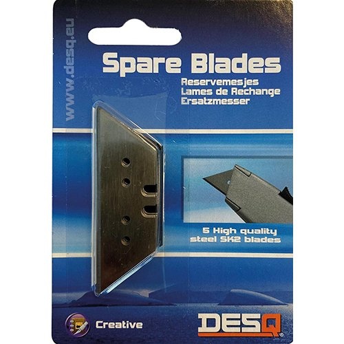 Desq Desq vervangmesjes voor veiligheidscutter 10880, blister van 5 stuks