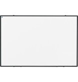 Smit Visual Smit Visual Softline whiteboard, gelakt staal, magnetisch, zwart profiel, 90 x 60 cm