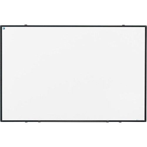 Smit Visual Smit Visual Softline whiteboard, gelakt staal, magnetisch, zwart profiel, 90 x 60 cm
