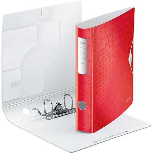 Leitz Leitz WOW ordner Active rug van 6,5 cm, rood