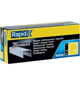 Rapid Rapid nietjes 13/14, gegalvaniseerd, doos van 5.000 nietjes
