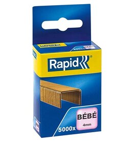Rapid Rapid nietjes Bébé, verkoperd, doos van 5000 nietjes