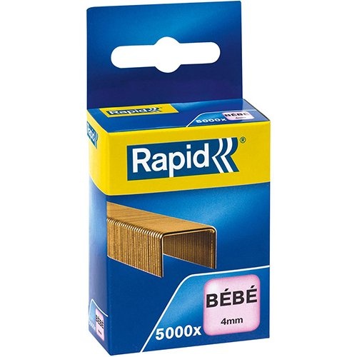 Rapid Rapid nietjes Bébé, verkoperd, doos van 5000 nietjes