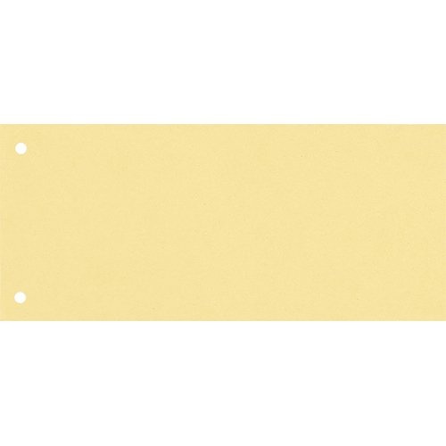 Oxford Oxford verdeelstroken 24 x 10,5 cm, 2-gaats, geel, 100 stuks