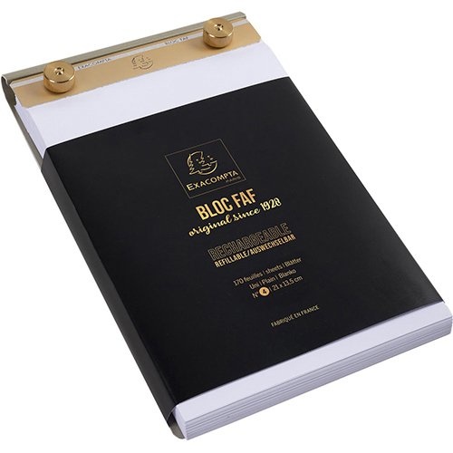 Exacompta Exacompta schrijfblok FAF N°4, blanco, ft 21 x 13,5 cm