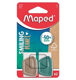 Maped Maped Smiling Planet gum, 2 stuks