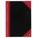 Bantex Bantex notitieboekje, ft A6, 192 bladzijden, gelijnd, rood en zwart