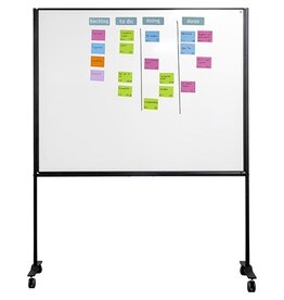 Smit Visual Smit Visual magnetisch whiteboard, verrijdbaar, 120 x 150 cm