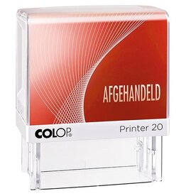 Colop Colop tekststempel Printer 20, AFGEHANDELD