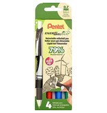 Pentel Pentel roller Energel BL77E-4, 0,7 mm, assorti, set van 4 stuks